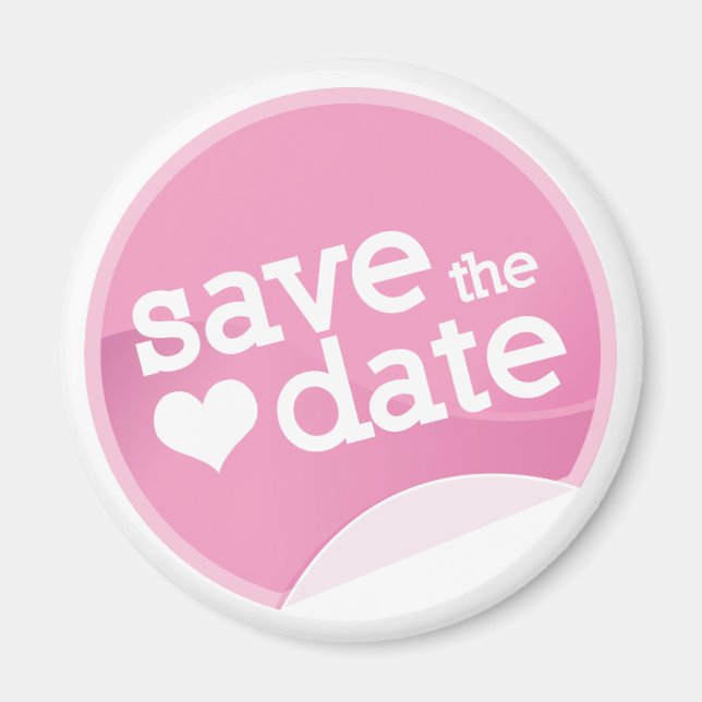 save the date magnet (Front)