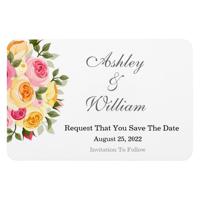 Save The Date  Magnet (Horizontal)