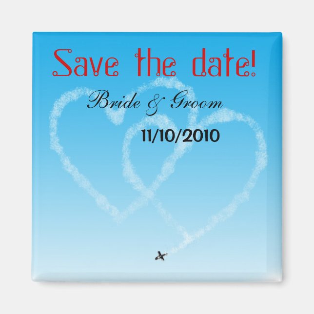 Save the date magnet (Front)
