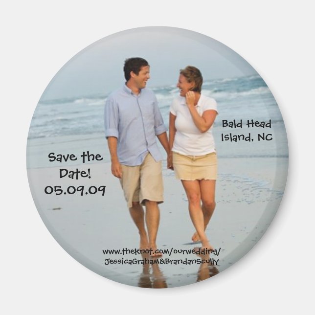 Save the Date Magnet (Front)