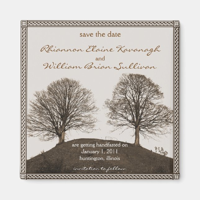 Save the Date Magnet (Front)