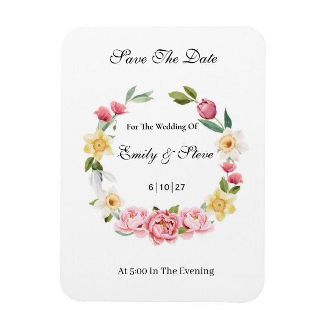 Save The Date Magnet (Vertical)