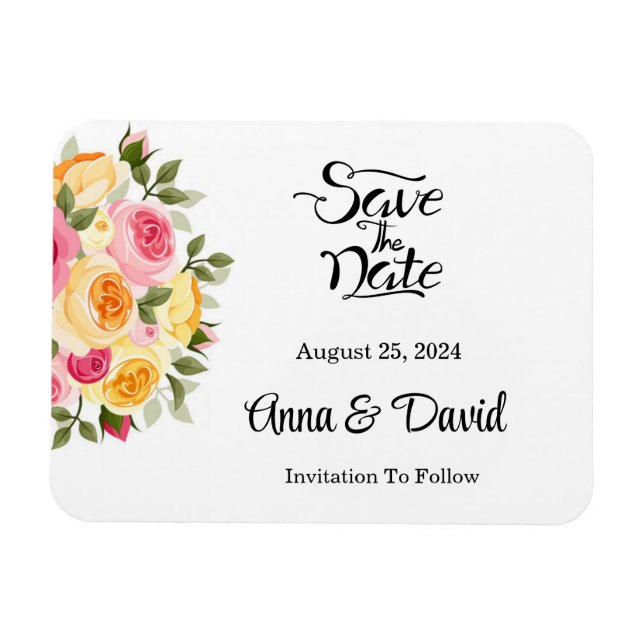 Save The Date  Magnet (Horizontal)