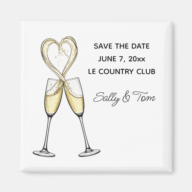 Save The Date magnet (Front)