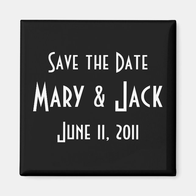Save the Date Magnet (Front)