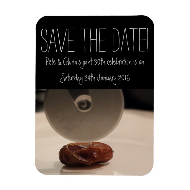 Save the date magnet (Vertical)