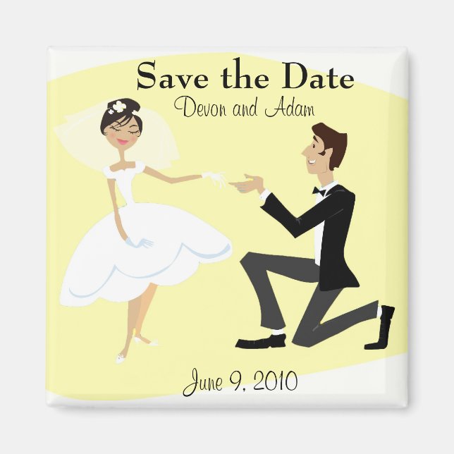Save the Date Magnet (Front)