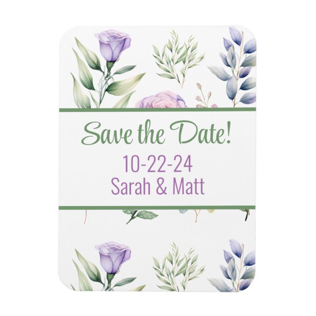 Save the date magnet (Vertical)