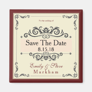 Save The Date Magnet