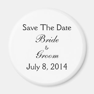 Save The Date Magnet