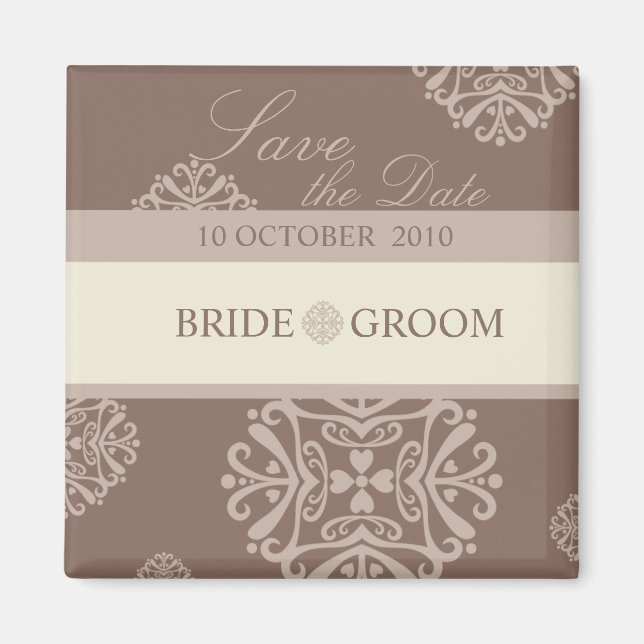 SAVE THE DATE MAGNET :: charm 5 (Front)