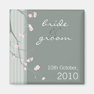 SAVE THE DATE MAGNET :: cherry blossom