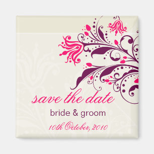 SAVE THE DATE MAGNET :: lily