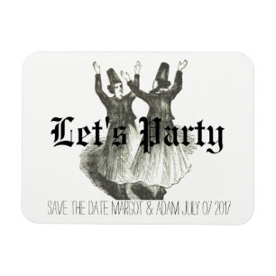 Save the date magnet, Offbeat wedding, Quirky Magnet