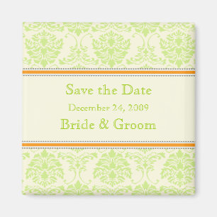 Save the Date Magnet, vanilla mint chocolate Magnet