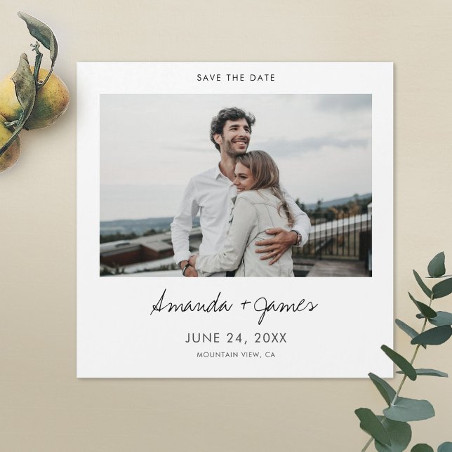 Save the Date Magnet with Photo (Creator Uploaded)