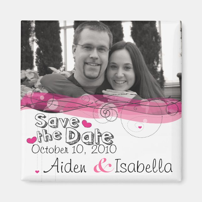 Save the Date Magnets (Front)