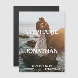 Save The Date Magnets with Names Featured