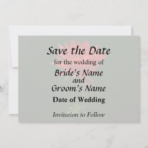 Save The Date Maman Araignée Rouge
