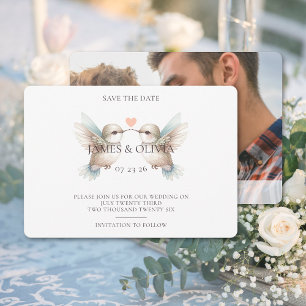 Save The Date Mariage Adorable Ajouter Photo Enregistrer La Date