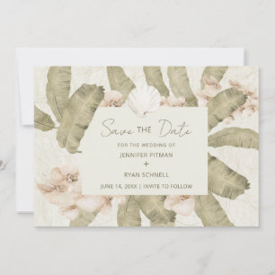 Save The Date Mariage au Jardin Botanique