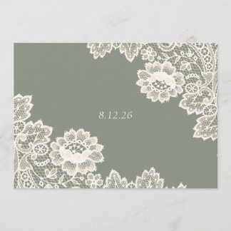 Save The Date Mariage au Lacet de Cordelia