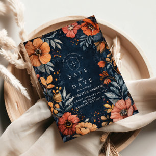 Save The Date Mariage baroque au jardin de minuit