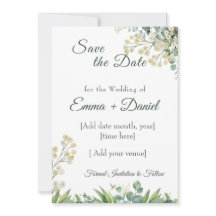 Mariage botanique à l'eucalyptus et aux florales b