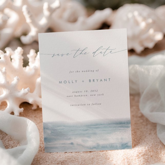 Save The Date Mariage côtier à faible Marée (Créateur téléchargé)