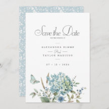 Mariage d'aquarelle bleu bohème
