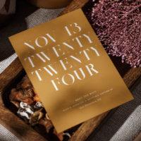 Mariage d'automne couleur brun moutarde | Automne