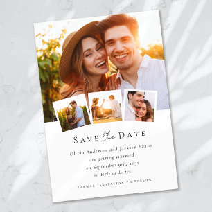 Save The Date Mariage de calligraphie photo moderne