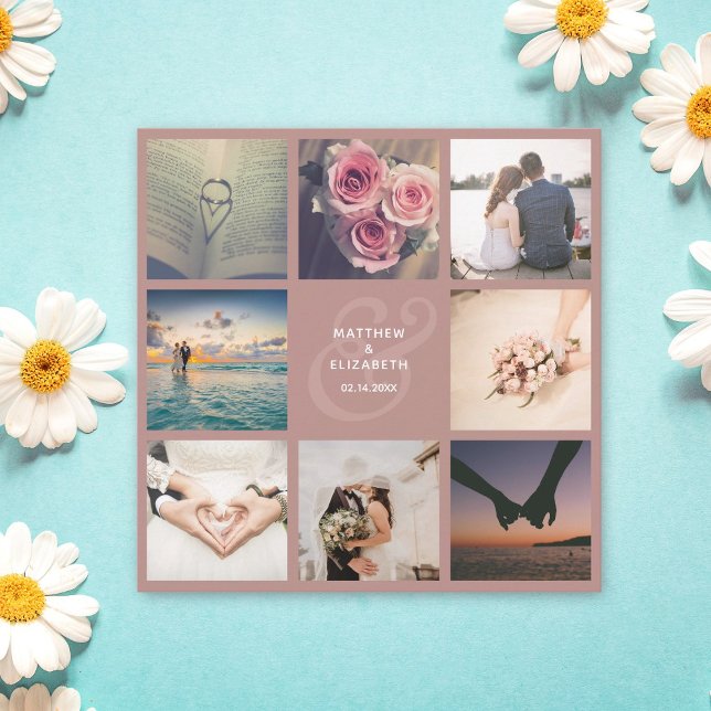 Save The Date Mariage de collection photo rustique élégant moder (Créateur téléchargé)