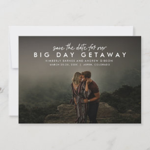 Save The Date Mariage de destination horizontal