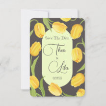 Mariage de deux lèvres et tulipes Enregistrer la d