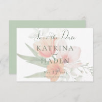 Mariage de fleurs vert bracelet & sage