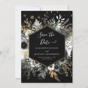 Save The Date Mariage de forêt enchantée personnalisé