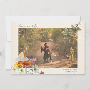 Save The Date Mariage de forêt Photo Enregistrer la date