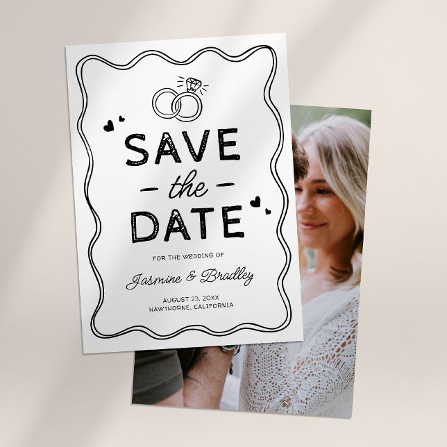 Save The Date Mariage de gribouillis (Créateur téléchargé)