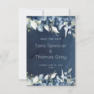 Save The Date Mariage de la marine en cascade