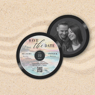 Save The Date Mariage de plage tropical Sauvez la date Musicien 