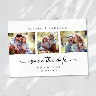 Save The Date Mariage de script photo moderne