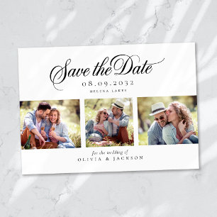Save The Date Mariage de script photo moderne