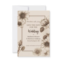 Mariage d'élégance d'automne