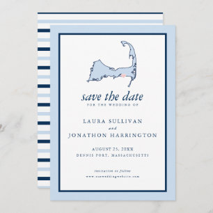 Save The Date Mariage Dennis Port Cape Cod