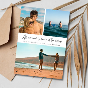 Save The Date Mariage d'été à la plage 3 Photo Enregistrez la da