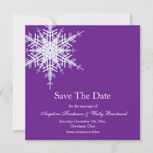 Save The Date Mariage d'hiver Enregistrer la date