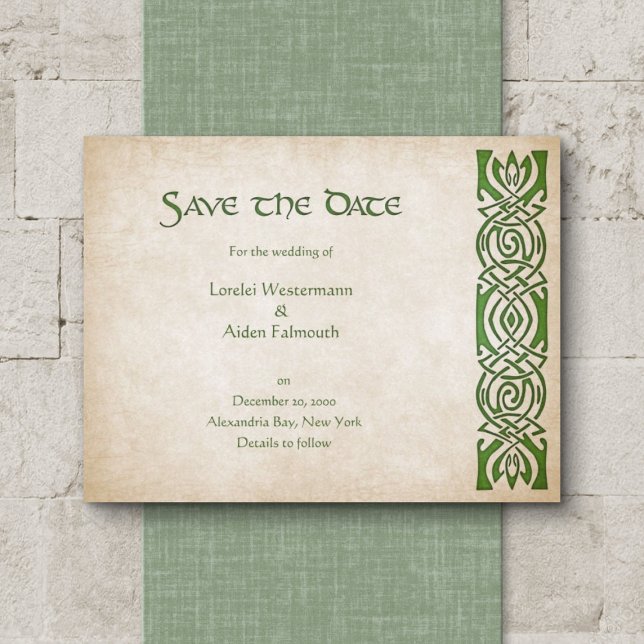 Save The Date Mariage d'Imaginaire Celtic Viking (Créateur téléchargé)