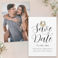Mariage drôle sur le thème des dinosaures avec des
