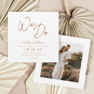 Save The Date Mariage du désert rouille Nous faisons Mariage sim
